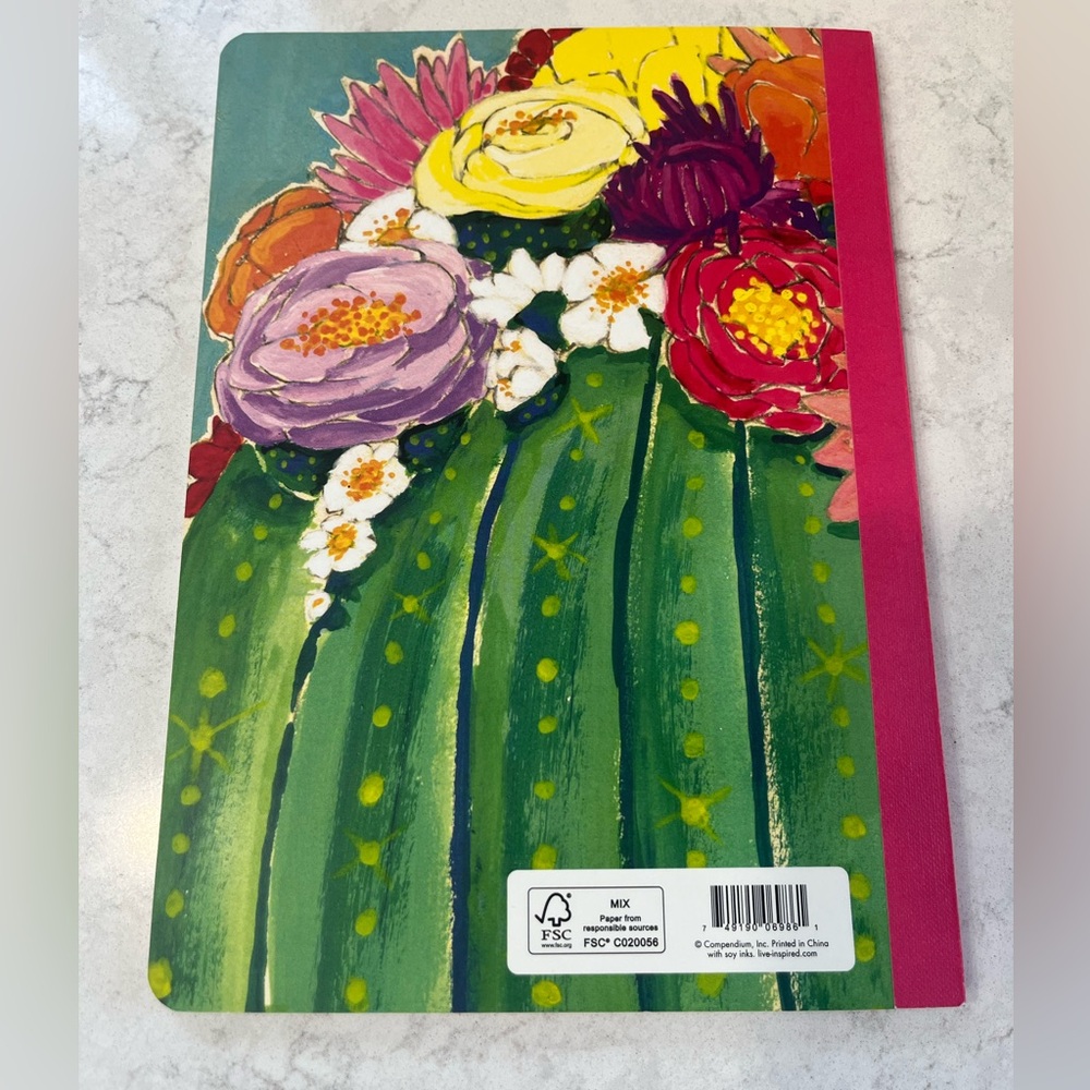 Compendium Cactus & Floral Notebook - Picture 7 of 7